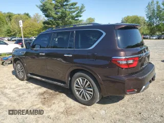 2021 Nissan Armada SL z VIN JN8AY2BB0M9792082, wystawiony jako Copart lot #56521405 z przebiegiem 130 667 mil mil oraz Tytuł czysty. Historia ofert i sprzedaży dostępna na DreamBid. Obrazek 2.