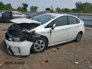 2014 Toyota Prius Four with VIN JTDKN3DU0E1782312, listed as a Copart auction lot 60497725 with Not provided miles and Salvage title. Bid and sale history available at DreamBid. Image 1.