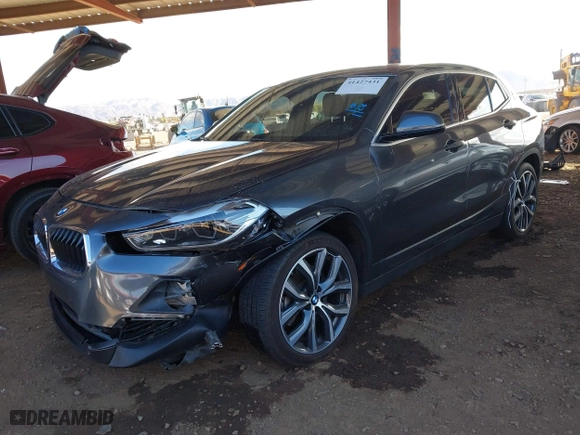 2020 BMW X2 sDrive28i with VIN WBXYH9C01L5P86316, listed as a IAAI auction lot 41427431 with 52,535 mi miles. Bid and sale history available at carsss.com. Image 17.