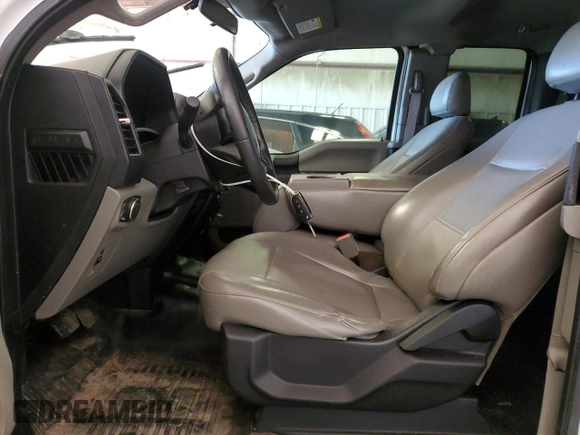 2018 Ford F-150 XL with VIN 1FTFX1E56JFC69571, listed as a Copart auction lot 45755715 with 156,830 mi miles and Salvage title. Bid and sale history available at DreamBid. Image 7.