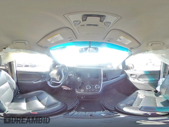 2015 Toyota Sienna SE with VIN 5TDXK3DC1FS655269, listed as a Copart auction lot 53682015 with 100,686 mi miles and Salvage Title. Bid and sale history available at DreamBid. Image 15.