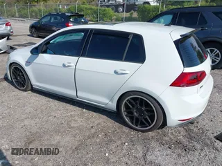 2015 Volkswagen Golf GTI SE with VIN 3VW5T7AU9FM003358, listed as a IAAI auction lot 41933772 with 99,303 mi miles. Bid and sale history available at carsss.com. Image 3.