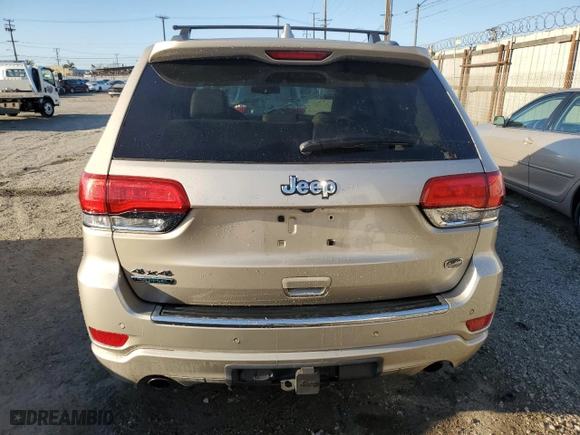 2014 Jeep Grand Cherokee Overland with VIN 1C4RJFCM5EC505754, listed as a Copart auction lot 46952785 with 77,936 mi miles and Clean Title. Bid and sale history available at carsss.com. Image 6.