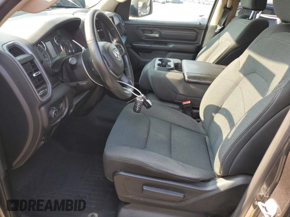 2021 Ram 1500 Tradesman with VIN 1C6SRFNM4MN500773, listed as a Copart auction lot 61540325 with 131,004 mi miles and Salvage title. Bid and sale history available at DreamBid. Image 7.