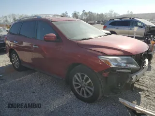 2015 Nissan Pathfinder S z VIN 5N1AR2MN6FC709448, wystawiony jako Copart lot #49343935 z przebiegiem 139 737 mil mil oraz Szkoda całkowita • Salvage title. Historia ofert i sprzedaży dostępna na DreamBid. Obrazek 4.