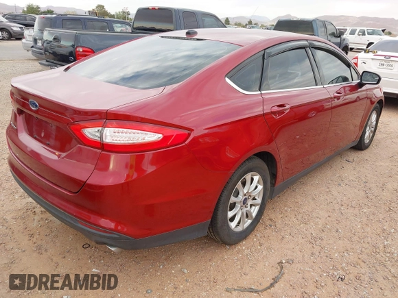 2015 Ford Fusion S with VIN 3FA6P0G76FR181967, listed as a IAAI auction lot 41981011 with 78,899 mi miles. Bid and sale history available at carsss.com. Image 4.