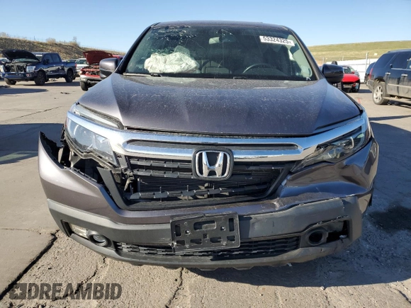 2019 Honda Ridgeline RTL-T with VIN 5FPYK3F67KB027637, listed as a Copart auction lot 53324325 with 70,801 mi miles and Salvage title. Bid and sale history available at DreamBid. Image 5.