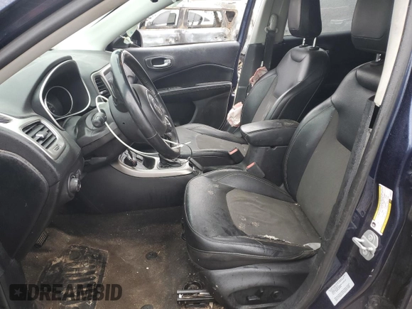 2017 Jeep Compass Latitude with VIN 3C4NJDBB4HT688530, listed as a Copart auction lot 44862595 with 138,232 mi miles and Salvage Title. Bid and sale history available at carsss.com. Image 7.