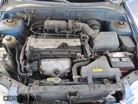2001 Hyundai Accent GL with VIN KMHCG45C11U193879, listed as a Copart auction lot 37525334 with 150,951 mi miles and Salvage Title. Bid and sale history available at carsss.com. Image 11.