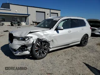 2022 BMW X7 xDrive40i z VIN 5UXCW2C06N9N12916, wystawiony jako Copart lot #77126874 z przebiegiem Nie podano mil oraz Szkoda całkowita • Salvage title. Historia ofert i sprzedaży dostępna na DreamBid. Obrazek 1.