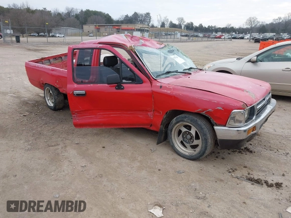 1993 Toyota Pickup DLX z VIN JT4RN93P3P5078629, wystawiony jako IAAI lot #41497529 z przebiegiem 303 435 mil mil oraz . Historia ofert i sprzedaży dostępna na DreamBid. Obrazek 1.