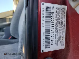 1997 Honda Accord EX with VIN 1HGCD5651VA078484, listed as a Copart auction lot 81836314 with 230,456 mi miles and Salvage Title. Bid and sale history available at DreamBid. Image 13.