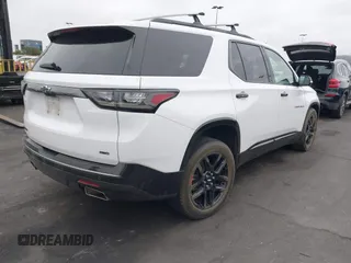 2020 Chevrolet Traverse Premier with VIN 1GNEVKKWXLJ120947, listed as a IAAI auction lot 42078271 with 123,911 mi miles. Bid and sale history available at carsss.com. Image 4.