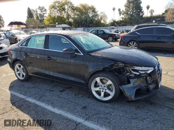 2019 Audi A3 Sedan Premium with VIN WAUAUGFF0K1012267, listed as a Copart auction lot 46134904 with 28,833 mi miles. Bid and sale history available at carsss.com. Image 4.