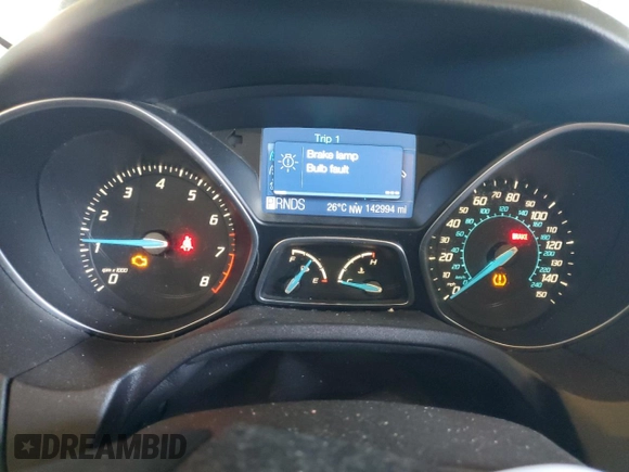 2012 Ford Focus SE with VIN 1FAHP3F28CL114572, listed as a Copart auction lot 63053035 with 142,994 mi miles and Salvage title. Bid and sale history available at DreamBid. Image 9.