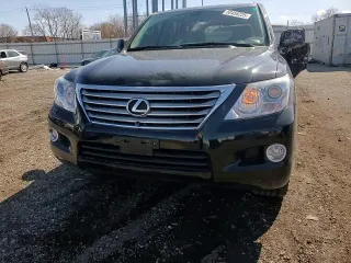 2011 Lexus LX 570 with VIN JTJHY7AX5B4083045, listed as a Copart auction lot 50456225 with 122,942 mi miles and Salvage Title. Bid and sale history available at DreamBid. Image 12.