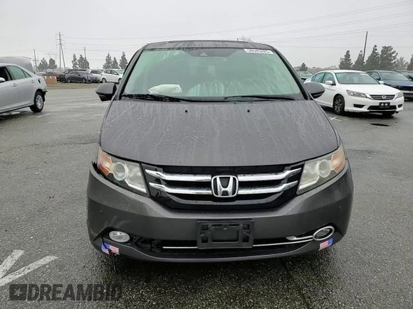 2016 Honda Odyssey Touring Elite with VIN 5FNRL5H97GB090094, listed as a Copart auction lot 50545285 with 158,334 mi miles and Salvage Title. Bid and sale history available at DreamBid. Image 12.