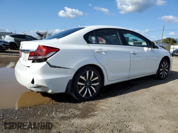 2015 Honda Civic Sedan EX-L with VIN 19XFB2F94FE218657, listed as a Copart auction lot 51828095 with 218,179 mi miles and Salvage Title. Bid and sale history available at carsss.com. Image 3.