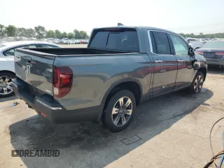 2017 Honda Ridgeline RTL-E with VIN 5FPYK3F74HB039715, listed as a Copart auction lot 60271415 with 56,892 mi miles and Salvage title. Bid and sale history available at DreamBid. Image 3.