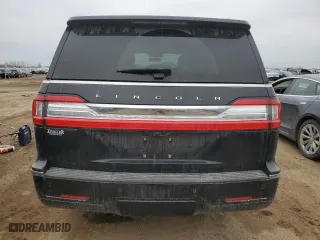 2020 Lincoln Navigator Reserve with VIN 5LMJJ2LT3LEL09707, listed as a Copart auction lot 47657675 with 54,145 mi miles and Salvage Title. Bid and sale history available at carsss.com. Image 6.