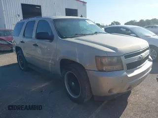 2008 Chevrolet Tahoe LS with VIN 1GNFC13CX8R259588, listed as a IAAI auction lot 42424292 with 216,619 mi miles and . Bid and sale history available at DreamBid. Image 1.