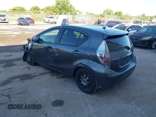 2013 Toyota Prius One with VIN JTDKDTB39D1536905, listed as a IAAI auction lot 41962613 with 212,078 mi miles and . Bid and sale history available at DreamBid. Image 3.