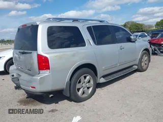 2011 Nissan Armada SV with VIN 5N1BA0ND2BN610453, listed as a IAAI auction lot 41647008 with 163,236 mi miles and . Bid and sale history available at DreamBid. Image 4.