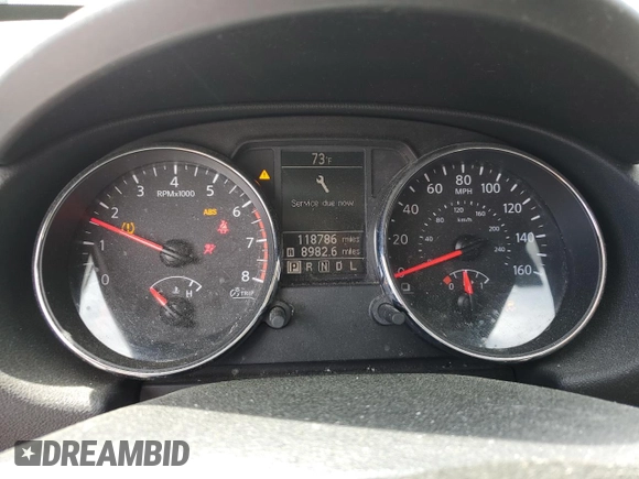 2013 Nissan Rogue S with VIN JN8AS5MT9DW505171, listed as a Copart auction lot 53270255 with 118,786 mi miles and Salvage Title. Bid and sale history available at carsss.com. Image 9.