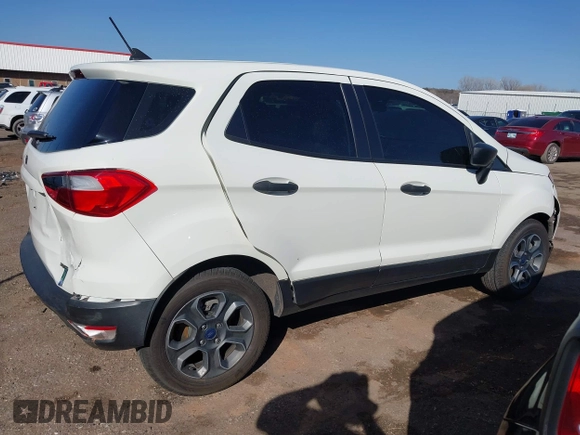 2020 Ford EcoSport S with VIN MAJ3S2FE3LC333582, listed as a IAAI auction lot 41757495 with 67,948 mi miles and . Bid and sale history available at DreamBid. Image 14.