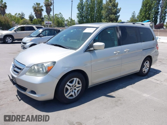 2006 Honda Odyssey EX-L с VIN 5FNRL38606B435605, выставлен на аукционе IAAI как лот 42416056 с пробегом 200 649 миль миль и . История ставок и продаж доступна на DreamBid. Изображение 2.