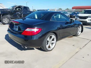 2012 Mercedes-Benz SLK-Class SLK 350 with VIN WDDPK5HA9CF036523, listed as a IAAI auction lot 41663366 with 65,722 mi miles. Bid and sale history available at carsss.com. Image 4.
