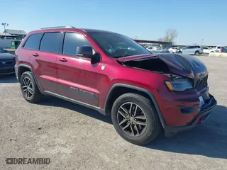 2018 Jeep Grand Cherokee Trailhawk with VIN 1C4RJFLT9JC470038, listed as a IAAI auction lot 41376370 with NaN miles. Bid and sale history available at carsss.com. Image 1.