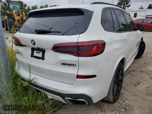 2020 BMW X5 M50i with VIN 5UXJU4C00LLE46181, listed as a Copart auction lot 66190794 with Not Provided miles and Salvage Title. Bid and sale history available at DreamBid. Image 6.