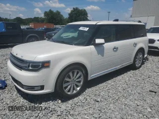2015 Ford Flex Limited z VIN 2FMGK5D88FBA18769, wystawiony jako Copart lot #57498675 z przebiegiem 83 402 mil mil oraz Szkoda całkowita • Salvage title. Historia ofert i sprzedaży dostępna na DreamBid. Obrazek 1.