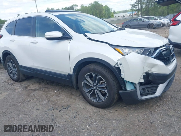 2021 Honda CR-V EX-L with VIN 5J6RW1H81ML005289, listed as a IAAI auction lot 42003777 with 114,552 mi miles and . Bid and sale history available at DreamBid. Image 1.