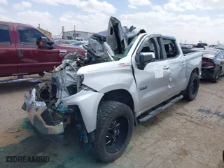 2020 Chevrolet Silverado 1500 LT with VIN 3GCUYDED1LG426910, listed as a IAAI auction lot 41827061 with 1 mi miles. Bid and sale history available at carsss.com. Image 2.