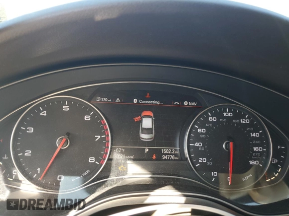2013 Audi A6 3.0T Prestige with VIN WAUHGAFCXDN146708, listed as a Copart auction lot 48297395 with 94,776 mi miles and Salvage Title. Bid and sale history available at carsss.com. Image 9.