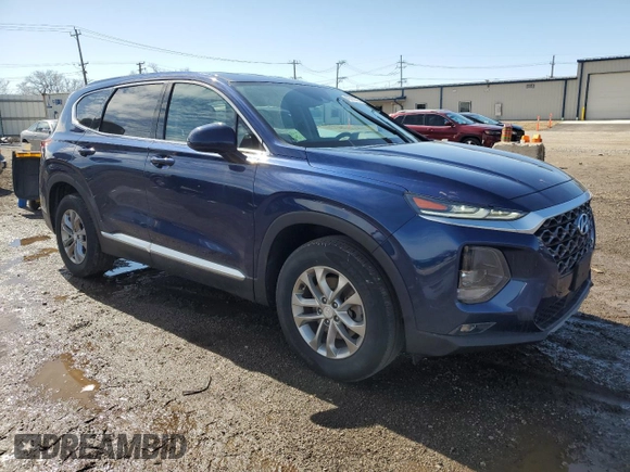 2020 Hyundai Santa Fe SEL with VIN 5NMS3CAD3LH205285, listed as a Copart auction lot 49089915 with 58,437 mi miles and Salvage Title. Bid and sale history available at carsss.com. Image 4.