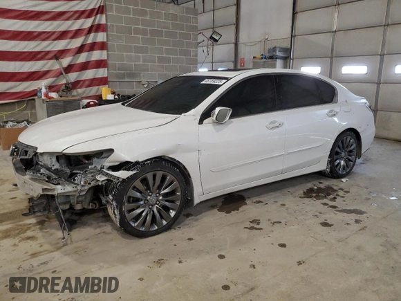 2016 Acura RLX Advance z VIN JH4KC1F90GC000583, wystawiony jako Copart lot #46189225 z przebiegiem 71 082 mil mil oraz Szkoda całkowita • Salvage title. Historia ofert i sprzedaży dostępna na DreamBid. Obrazek 1.
