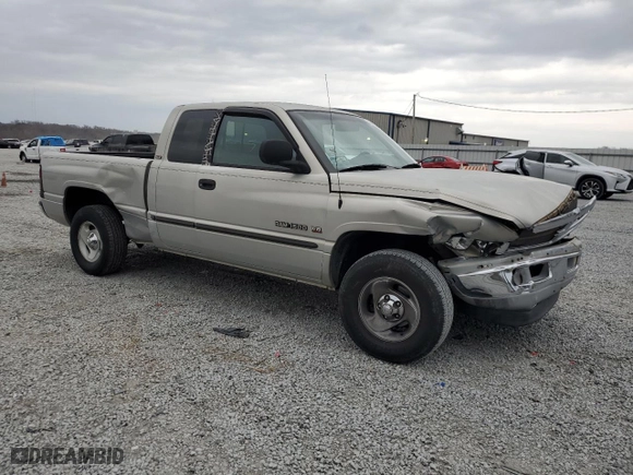 2000 Dodge Ram 1500 with VIN 3B7HC13YXYG127623, listed as a Copart auction lot 43593555 with 99,632 mi miles and Salvage Title. Bid and sale history available at carsss.com. Image 4.