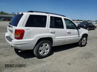 2001 Jeep Grand Cherokee Limited with VIN 1J4GW58N61C628066, listed as a Copart auction lot 52054365 with 173,485 mi miles and Salvage Title. Bid and sale history available at carsss.com. Image 3.