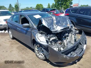 2019 Nissan Sentra SV with VIN 3N1AB7AP6KL627037, listed as a IAAI auction lot 39753676 with Not Provided miles and . Bid and sale history available at DreamBid. Image 1.