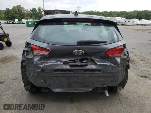 2019 Hyundai Elantra GT with VIN KMHH35LE1KU117673, listed as a Copart auction lot 73005714 with 92,913 mi miles and Salvage Title. Bid and sale history available at carsss.com. Image 6.