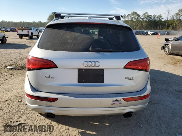 2013 Audi Q5 Premium with VIN WA1CFAFPXDA064787, listed as a Copart auction lot 89256705 with 130,529 mi miles and Salvage Title. Bid and sale history available at carsss.com. Image 6.