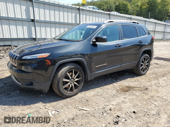 2015 Jeep Cherokee Limited with VIN 1C4PJMDS7FW501262, listed as a Copart auction lot 70025384 with 142,500 mi miles and Salvage Title. Bid and sale history available at carsss.com. Image 1.