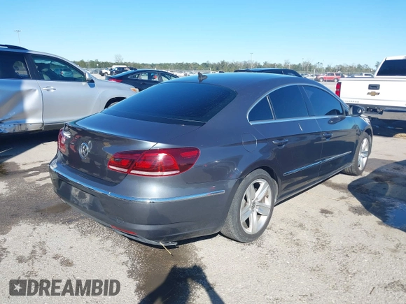 2014 Volkswagen CC R-Line with VIN WVWBN7AN1EE518173, listed as a IAAI auction lot 40895187 with 133,960 mi miles. Bid and sale history available at carsss.com. Image 4.