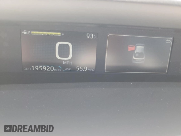 2022 Toyota Prius L Eco with VIN JTDKAMFU4N3189569, listed as a Copart auction lot 60915935 with 195,920 mi miles and Clean title. Bid and sale history available at DreamBid. Image 9.