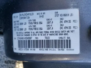 2004 Dodge Dakota SLT with VIN 1D7HG48N14S509987, listed as a Copart auction lot 43283745 with Not Provided miles and Salvage Title. Bid and sale history available at carsss.com. Image 12.