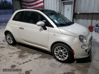 2015 FIAT 500 Pop with VIN 3C3CFFAR3FT620482, listed as a Copart auction lot 81284394 with 106,878 mi miles and Salvage Title. Bid and sale history available at carsss.com. Image 4.