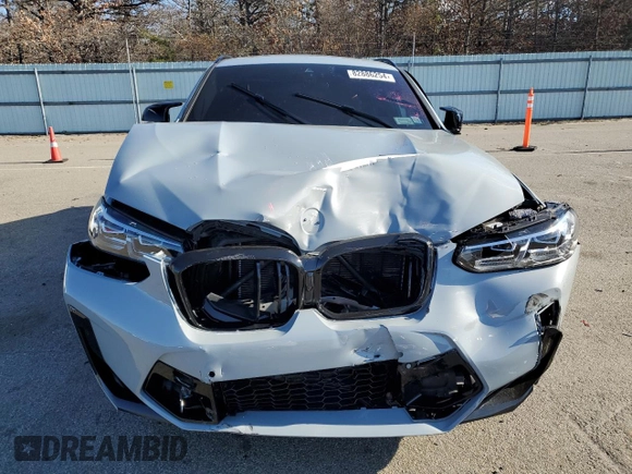 2024 BMW X4 M z VIN 5YM23EC01R9W18369, wystawiony jako Copart lot #82886254 z przebiegiem Nie podano mil oraz Szkoda całkowita • Salvage title. Historia ofert i sprzedaży dostępna na DreamBid. Obrazek 5.